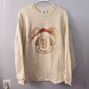 Disneyland Paris Mickey Mouse Christmas Spirit Jersey Sweatshirt